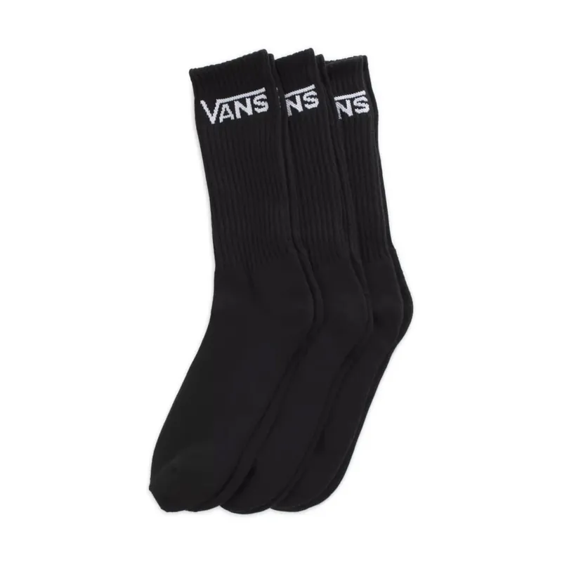 Vans Classic Crew Socks 3 Pack Black
