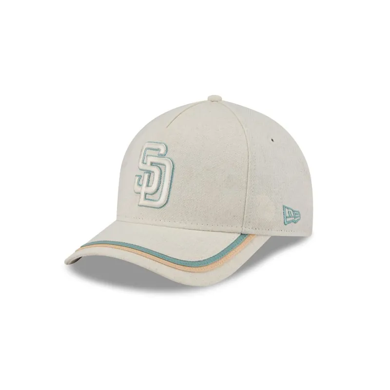 New Era 9Forty M-Crown San Diego Padres Neutral Hemp Strapback Hat White