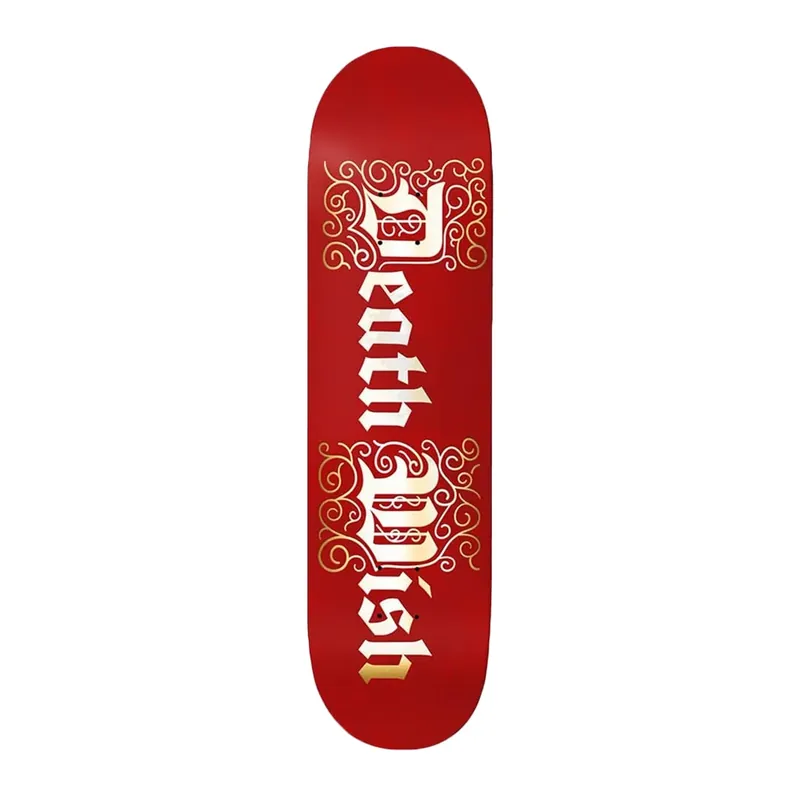 DeathWish Drop Cap Deck Red - Bakerboys Distribution