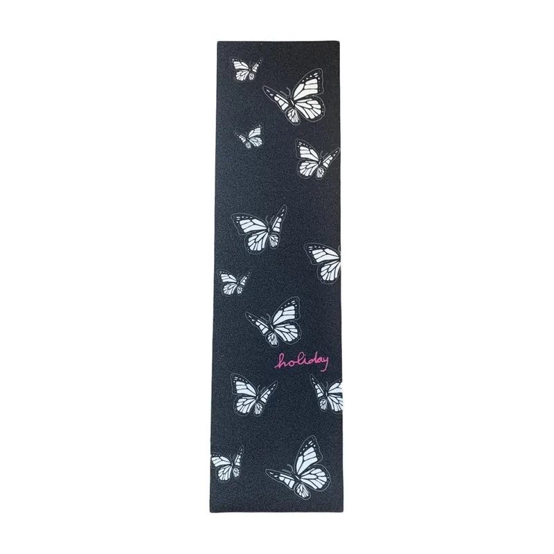 Holiday Skate Co Mariposa Clear Griptape Black - Holiday Skate Co.