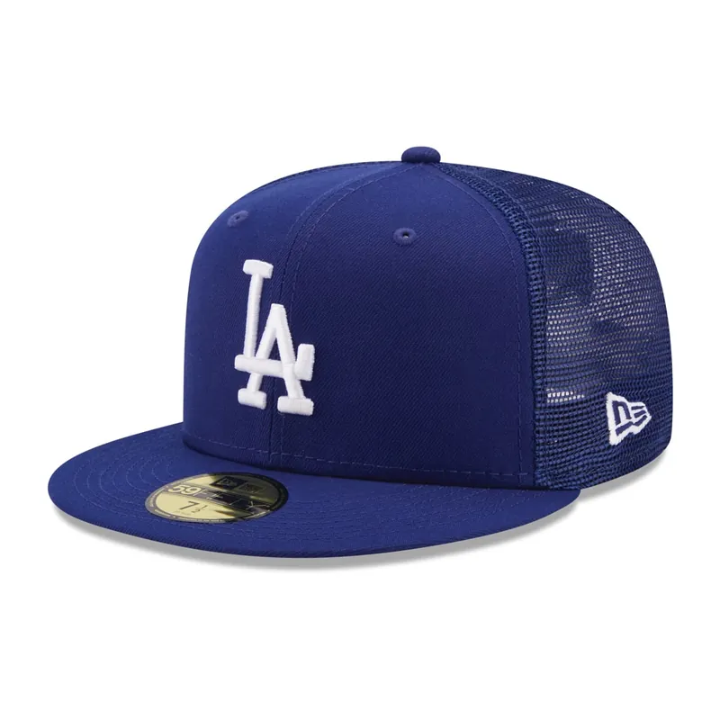 New Era 59Fifty Los Angeles Dodgers Classic Trucker Dark Royal Fitted Hat