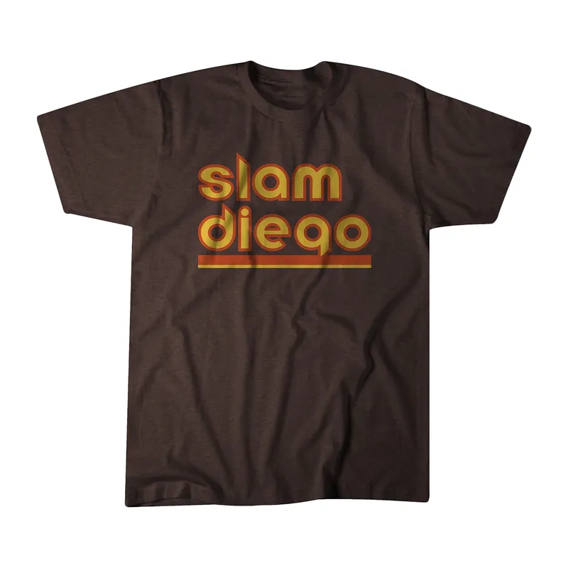 Slam Diego Short Sleeve T-Shirt Dark Brown