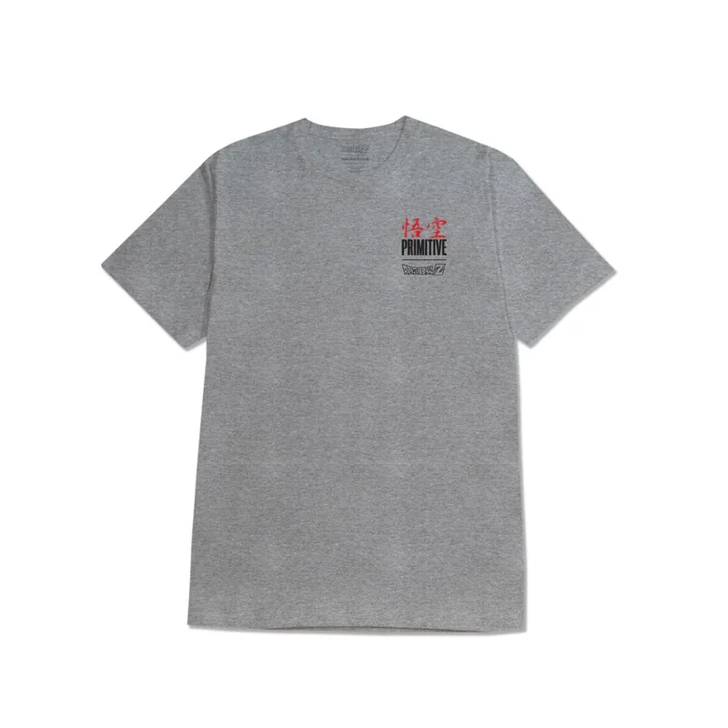 Primitive x Dragon Ball Z Goku Energy Short Sleeve T-Shirt Athletic Heather