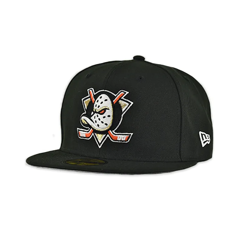 New Era 59Fifty Anaheim Mighty Ducks Fitted Hat Black