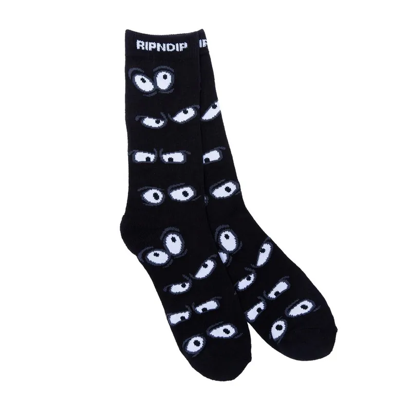 Rip N Dip All Eyez Socks Black - RIPNDIP