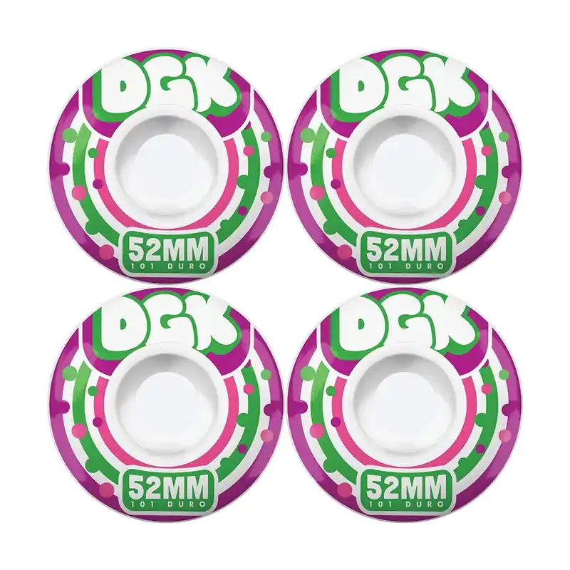 DGK Lolli Wheels White 52mm