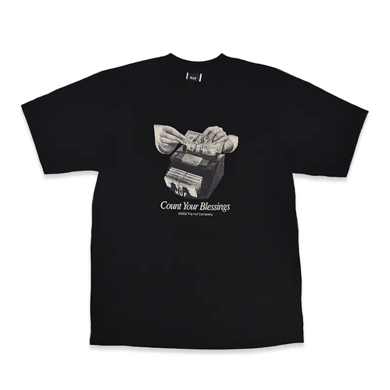 HUF Blessings Short Sleeve T-Shirt Black