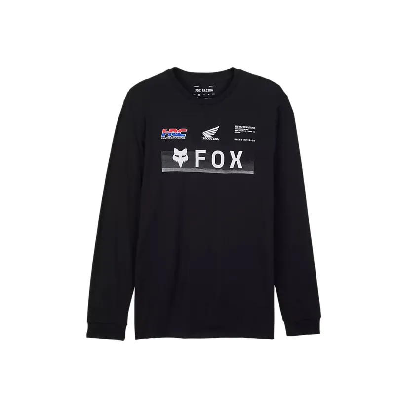 FOX Honda Long Sleeve Premium T-Shirt Black