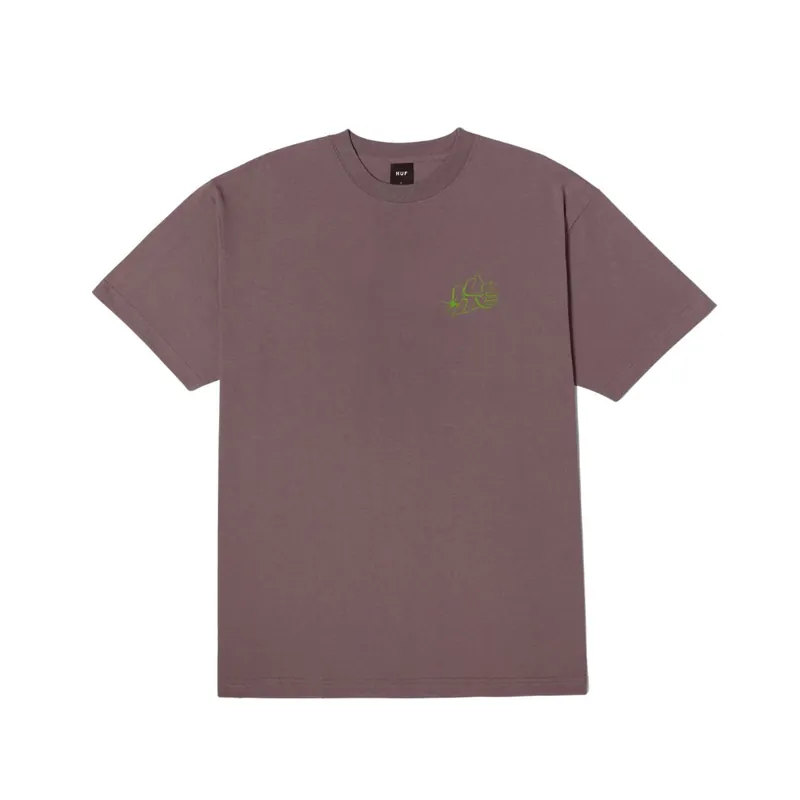 HUF Glow Short Sleeve T-Shirt Light Plum