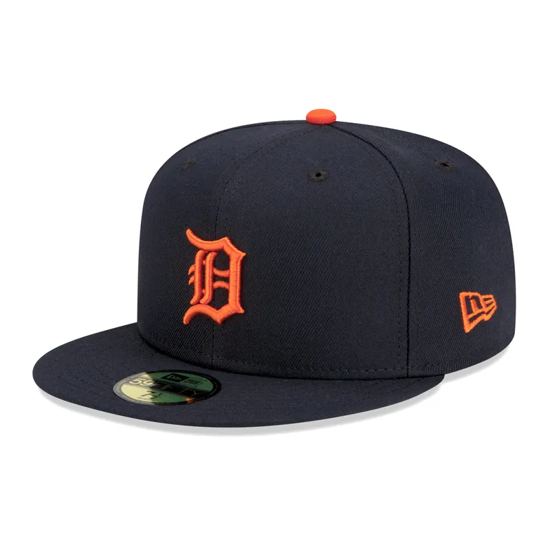 New Era 59Fifty Detroit Tigers Road Authentic Collection On Field Fitted Hat - MLB Authentic Collection 59FIFTY On Field