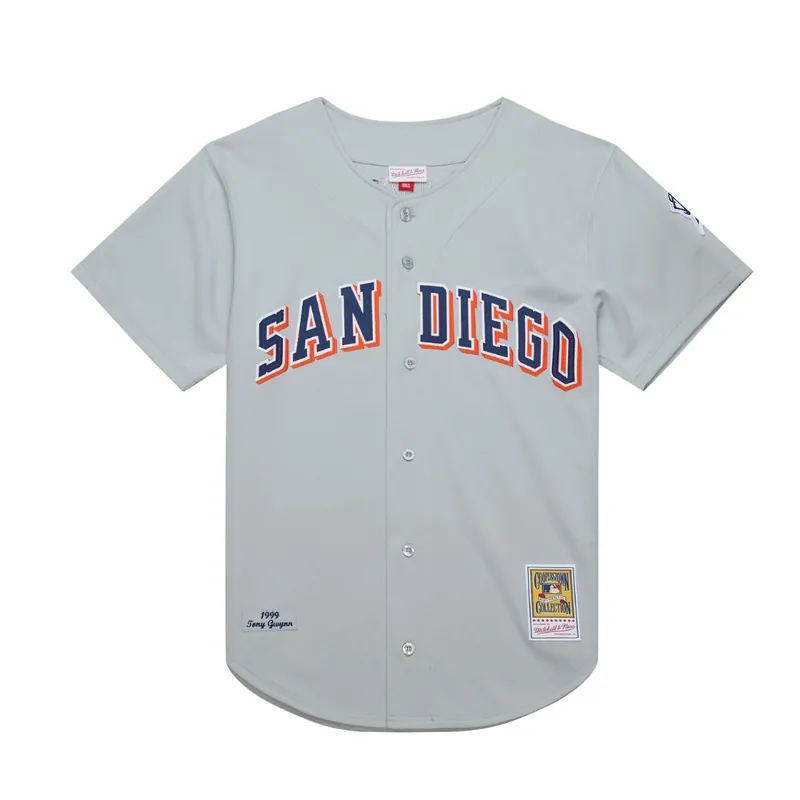 Mitchell & Ness San Diego Padres Authentic Tony Gwynn 1999 Road Jersey Grey