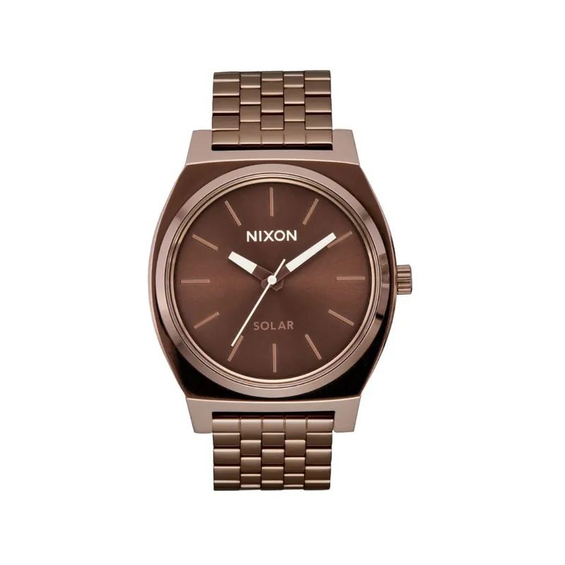 Nixon Time Teller Solar Chocolate Cappucino