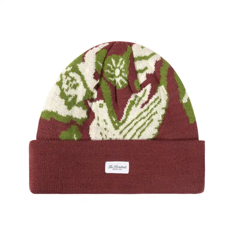 The Hundreds Colibri Beanie Burgundy