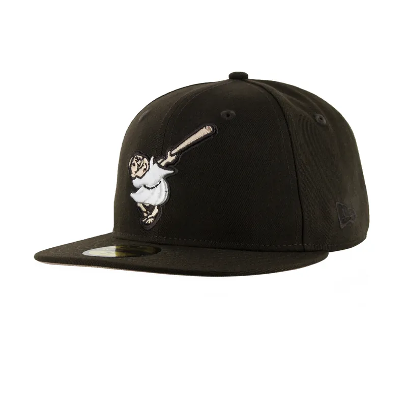 New Era x Billion Creation x Rally Caps 59Fifty San Diego Padres Mochaccino Fitted Hat Brown White - Billion Creation Exclusive