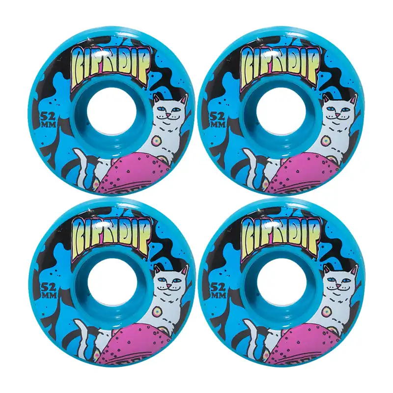 Rip N Dip Psychedelic Wheels Blue 52mm - RIPNDIP