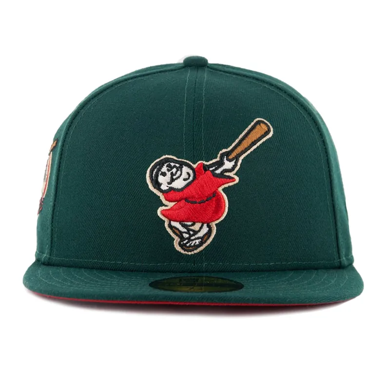 New Era 59Fifty San Diego Padres Friar Meridian Fitted Hat Dark Green White Scarlet Red