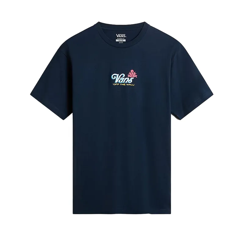 Vans Pineapple Skull Short Sleeve T-Shirt Navy Blue