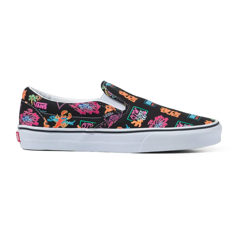 Vans Market Classic Slip-On Black Neon