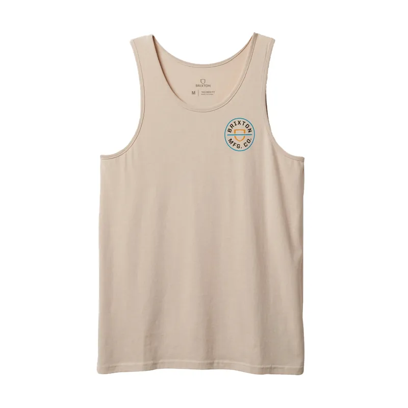 Brixton Crest Tank Top Beige