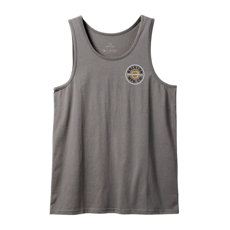 Brixton Crest Tank Top Pebble Sun Wash
