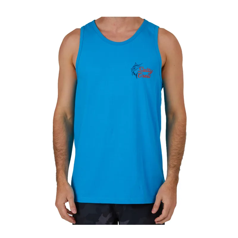 Salty Crew Jackpot Tank Top Shirt Turquiose Blue