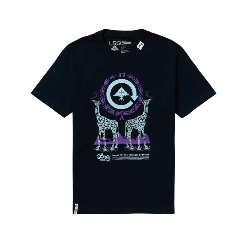 LRG Laurel LRG Short Sleeve T-Shirt Navy