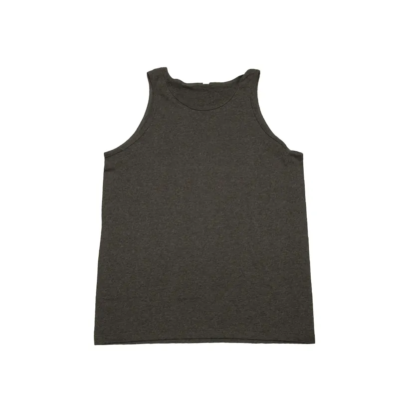 Plain Tank Top Shirt Charcoal Heather - AAA Alstyle