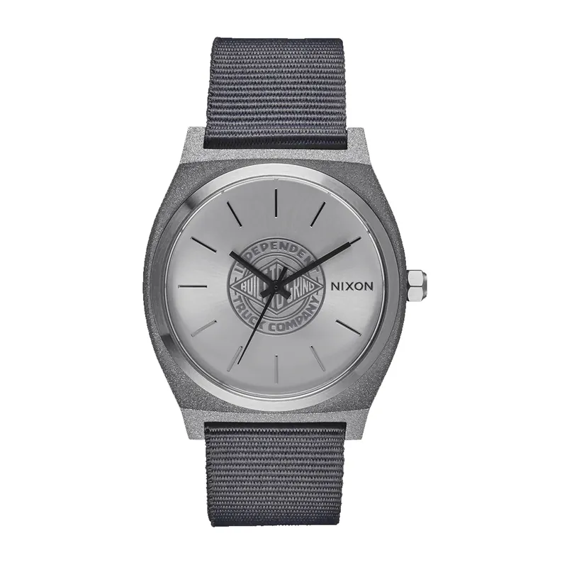 Nixon x Independent Time Teller All Silver