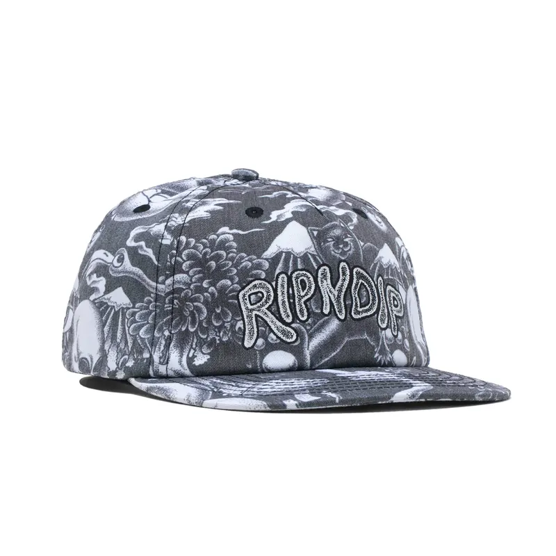 Rip N Dip Dark Twisted Fantasy Strapback Hat Black - RIPNDIP
