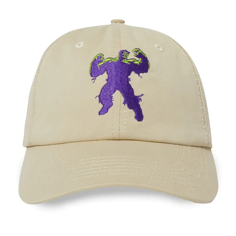 HUF x Hulk Blast 6 Panel Strapback Hat Sand