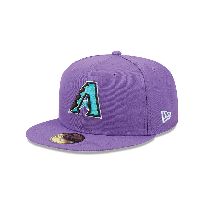 New Era 59Fifty Arizona Diamonbacks Cloud Undervisor Fitted Hat Purple