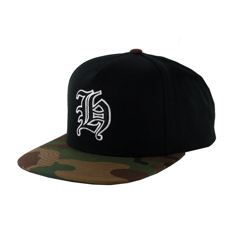 The Hundreds Graff Snapback Hat Black