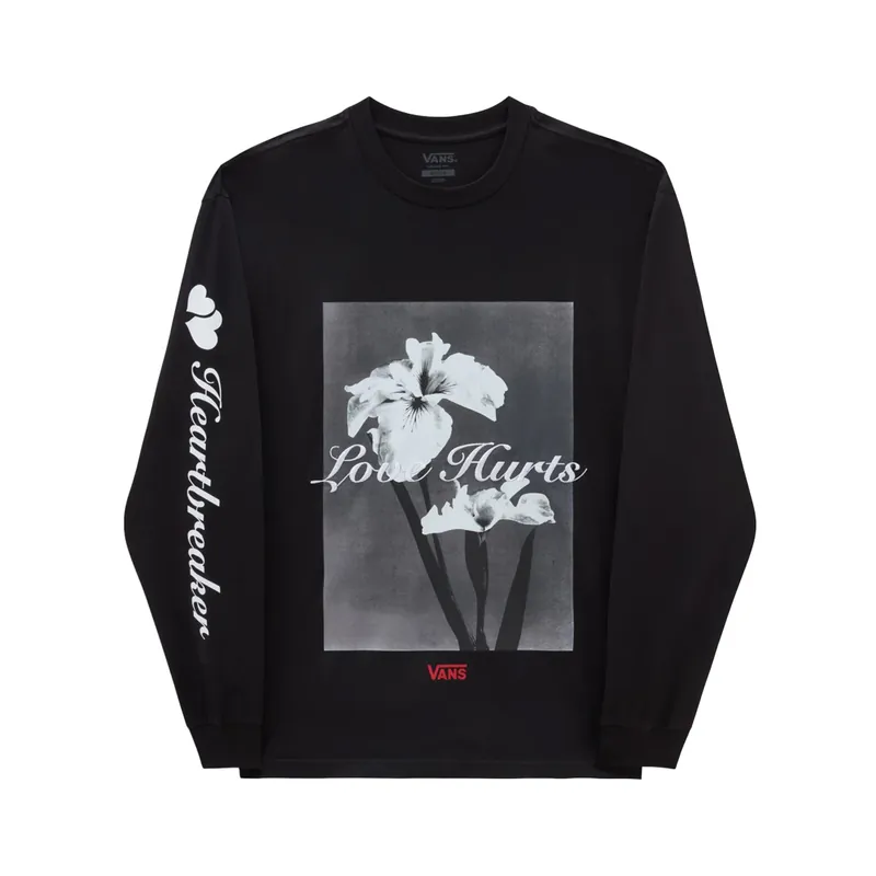 Vans Broken Orchid Long Sleeve T-Shirt Black