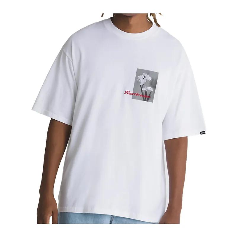 Vans Broken Orchid Short Sleeve T-Shirt White