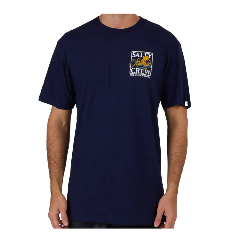 Salty Crew Ink Slinger Short Sleeve T-Shirt Navy