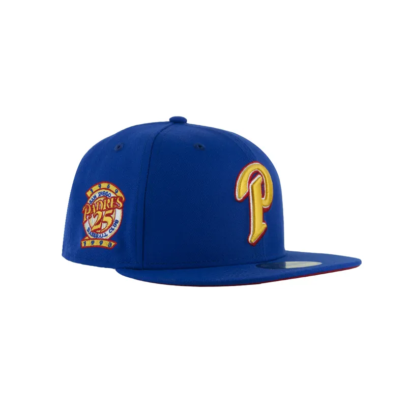 New Era x Billion Creation x Rally Caps 59Fifty San Diego Padres Gilas Philippines P Logo Blue Gold Fitted Hat