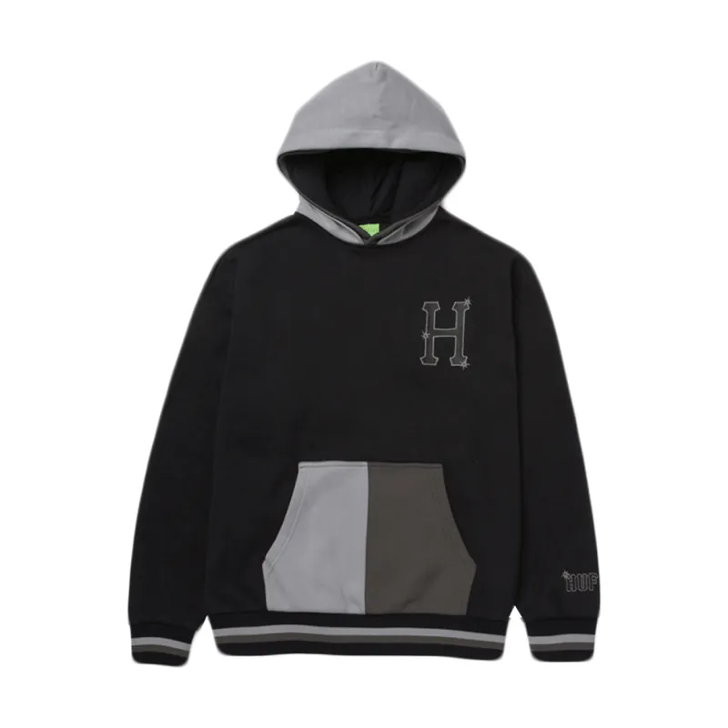 HUF Sideline Pull Over Hoodie Black
