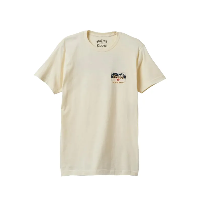 Brixton x Coors Mirror Short Sleeve T-Shirt Natural