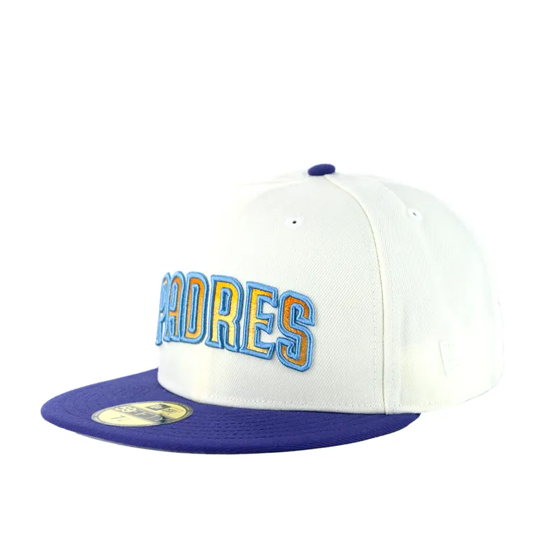 New Era 59Fifty San Diego Padres Purple Haze Fitted Hat Chrome White New Orchid Purple