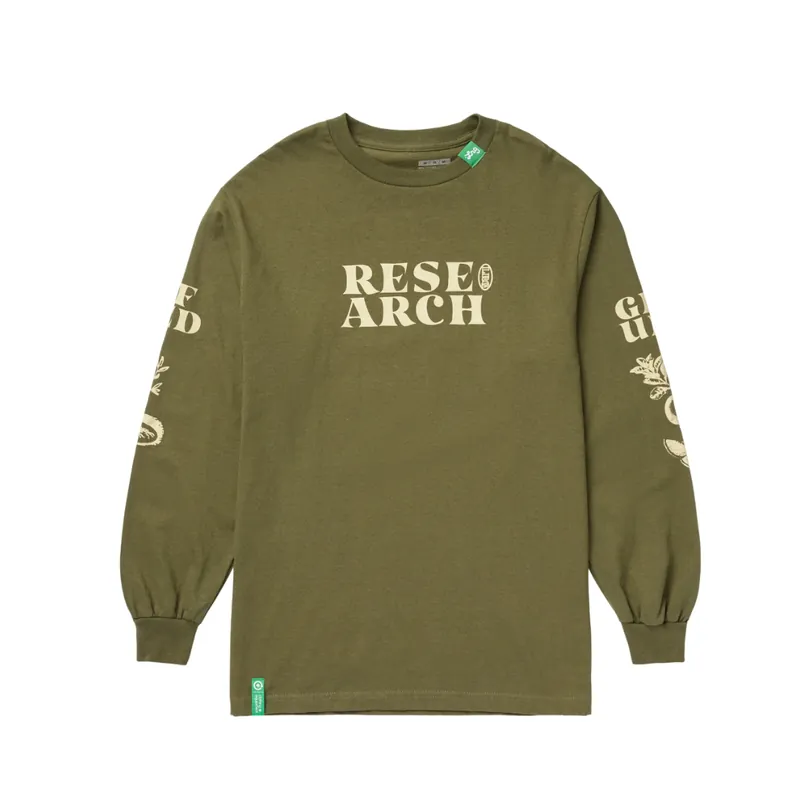 LRG Extended Roots Long Sleeve Military Green