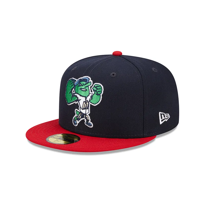 New Era x Marvel 59Fifty San Antonio Missions Fitted Hat Dark Navy Scarlet