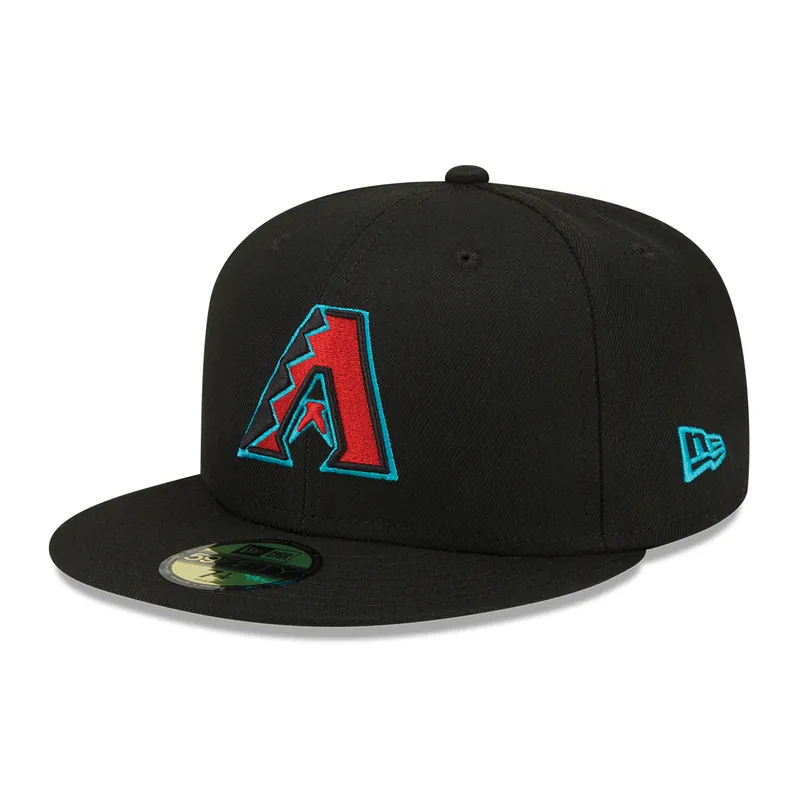 New Era 59Fifty Arizona Diamondbacks Alternate Authentic Collection On Field Fitted Hat Black - MLB Authentic Collection 59FIFTY On Field