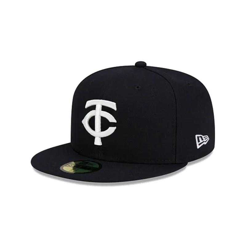 New Era 59Fifty Minnesota Twins Alternate Authentic Collection On Field Fitted Hat Navy - MLB Authentic Collection 59FIFTY On Field