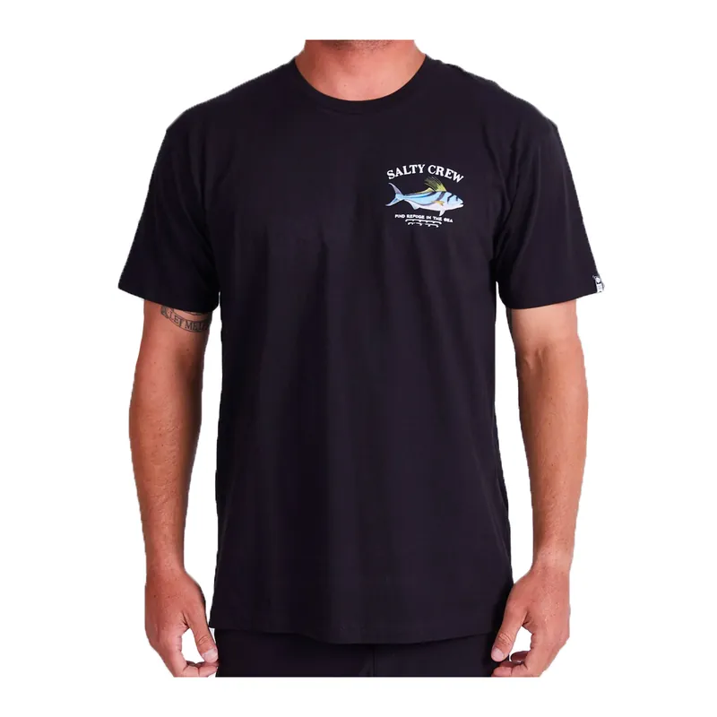 Salty Crew Rooster Premium Short Sleeve T-Shirt Black