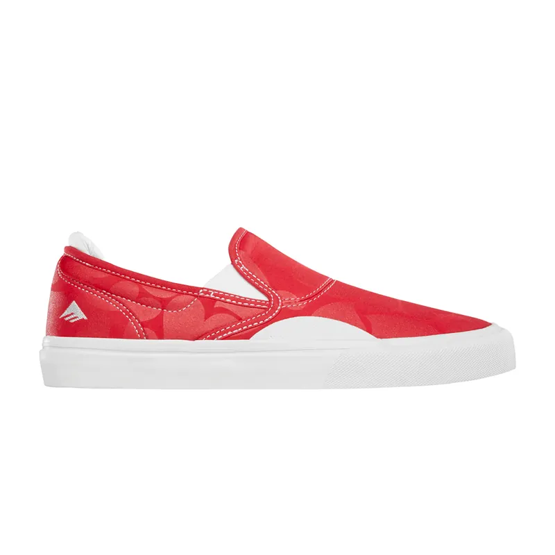 Emerica Wino G6 Slip-On Red White