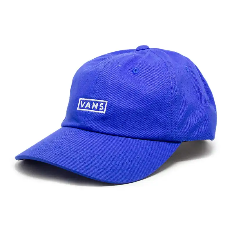 Vans Curved Bill Jockey Strapback Hat True Blue