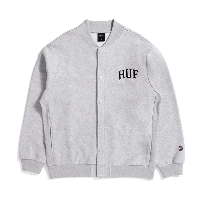 HUF Athletic Cardigan Heather Grey