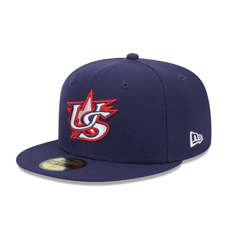 New Era 59Fifty World Baseball Classic 2023 United States On Field Fitted Hat Blue