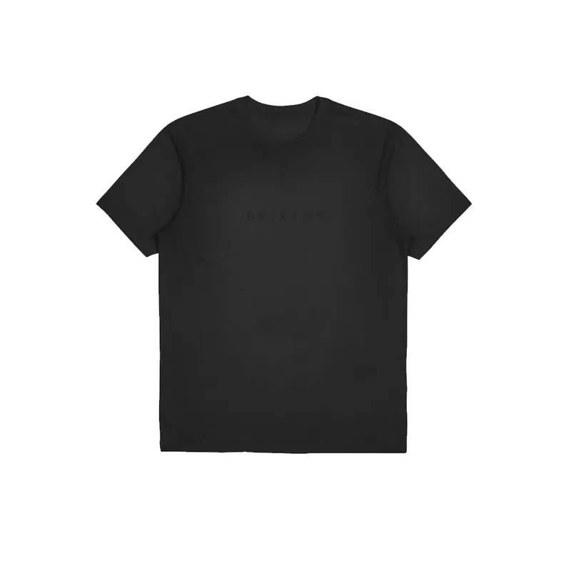 Brixton Alpha Line Relaxed Short Sleeve T-shirt Black Garment Dye
