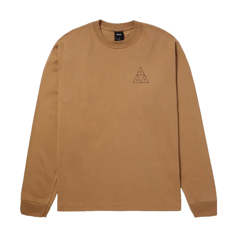 HUF Set Triple Triangle Long Sleeve T-Shirt Camel
